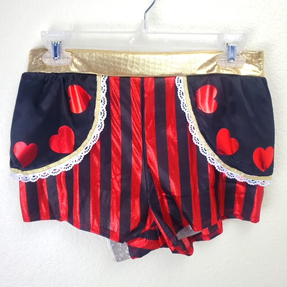 Red Queen of Hearts Costume Boy Shorts Storybook